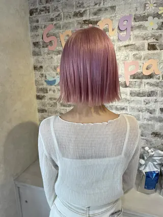 ショート カラー ヤマモト ミナミのヘアスタイル