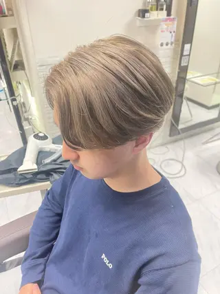 ショート カラー メンズ ❄️メンズカット 落合諒❄️のヘアスタイル