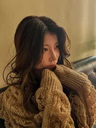 ロング Un Fleur所属・立野 希沙のヘアスタイル