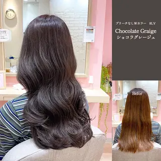 セミロング Yehatov二条 堀野のヘアスタイル