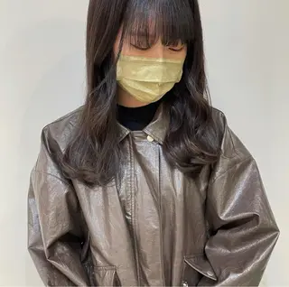 セミロング カラー chiharu ボブ/レイヤーのヘアスタイル