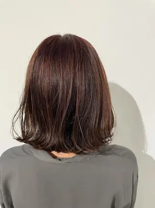 ミディアム 山内 愛可のヘアスタイル