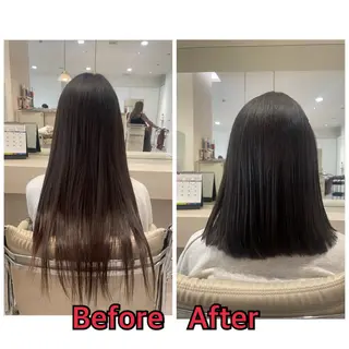 ロング 平 真亜里のヘアスタイル