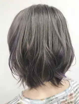 ミディアム カットモデル無料🧸 レディースeri︎✿のヘアスタイル