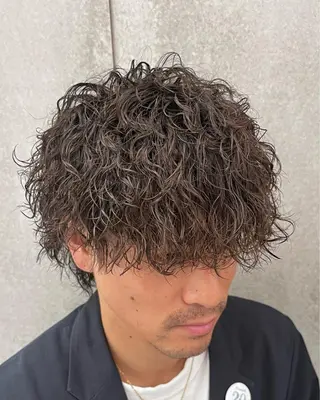 ショート パーマ メンズ 瀧野 翔吾【メンズ特化】のヘアスタイル