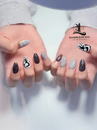 ネイル BAMBOO BLISS 研修用のネイルデザイン
