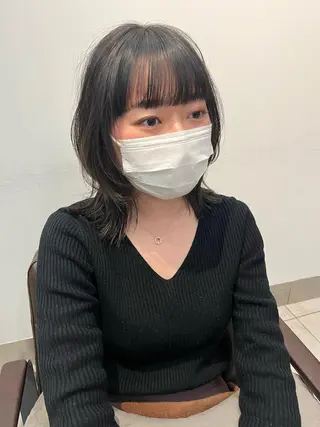 ミディアム brisa所属・迎 凪紗のヘアスタイル