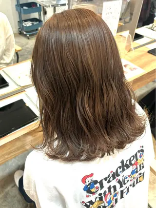 ミディアム ☁️RIKA☁️ @ri2_____bのヘアスタイル