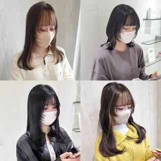 セミロング レイヤーカット/ ウルフカット/大橋 のヘアスタイル