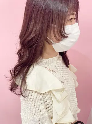 ロング 岩田 萌那のヘアスタイル