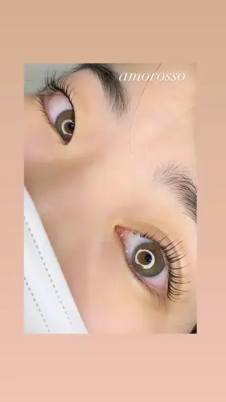 ロング カラー パーマ ヘアアレンジ メンズ ネイル マツエク・マツパ アモロッソ所属・アモロッソ 🐻Miiのマツエク・マツパデザイン