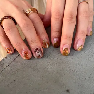 ネイル 《ニュアンスネイル》 risaのネイルデザイン