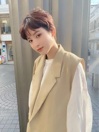 ショート 渡邉 優李のヘアスタイル