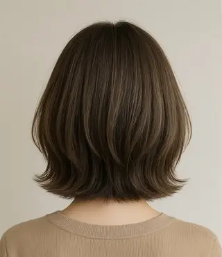ミディアム teddy(テディ)所属・髪質改善 くびれボブ KASHIのヘアスタイル