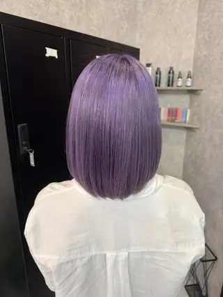 ショート カラー 🌺ハイトーン🌺 矢葺 なぎさ🌺🌺のヘアスタイル