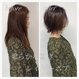 ミディアム ショート、ボブ特化 長島智彦のヘアスタイル
