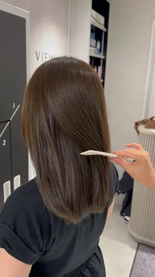 カラー 🩵透明感カラー／ 銀座／mayu🩵のヘアスタイル