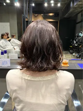 ミディアム パーマ Agu hair lore沼館店所属・八戸パーマ/メンズパ ーマ/シンゴ。のヘアスタイル
