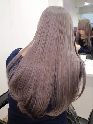 ロング ボブ/ダブルカラー 【渋谷】唐仁原 抄語のヘアスタイル