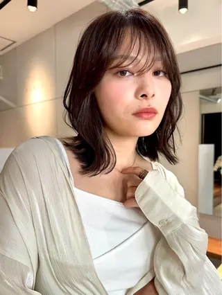 ミディアム カラー パーマ 💍🧸カラーモデル 募集中🧸💍のヘアスタイル