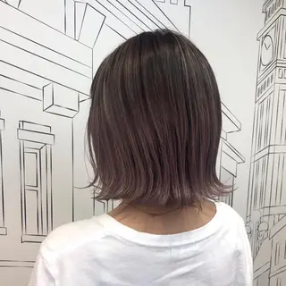 ミディアム カラー レイヤー,ボブ / 彩未のヘアスタイル