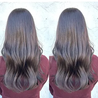 ロング レイヤーカット✂️ 若葉のヘアスタイル