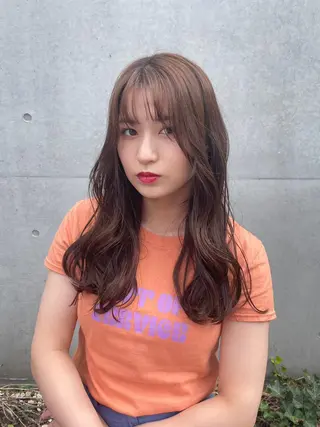 ロング カラー 💚Forest Mirror💚のヘアスタイル