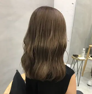 ロング カラー muku所属・レディースカット モデル/ayunaのヘアスタイル