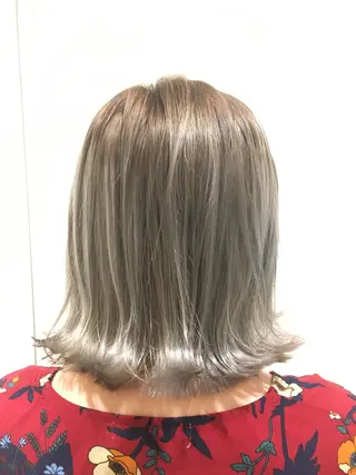 ミディアム 小夏の⭐️ パパです⭐️のヘアスタイル