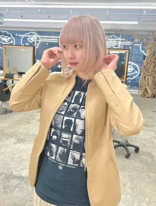 ミディアム MONIQA原宿所属・24時間受付🌈ブリ ーチ特化RYUTOのヘアスタイル