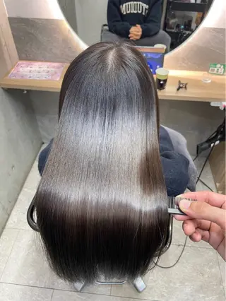 ロング 個室　髪質改善サロン　HANARE by youres hair 神楽坂 【はなれ】所属・神楽坂🌈髪質改善 縮毛矯正🦄松田のヘアスタイル