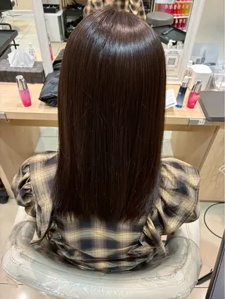 ロング 染谷 玲花のヘアスタイル