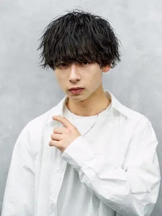 パーマ メンズ Chrom Tokyo ne/on所属・トップスタイリスト 山田　パーマ人気◎のヘアスタイル