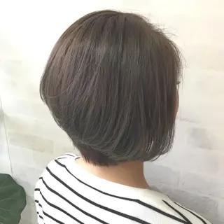 ショート ミディアム カラー 美髪・髪質改善🌟 山口博史のヘアスタイル