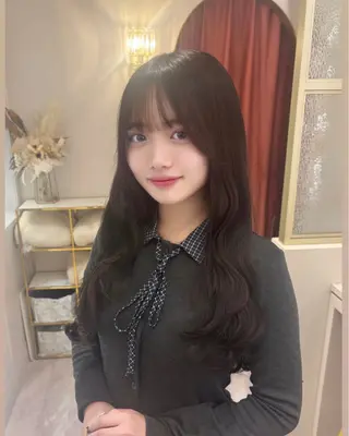 ロング 桃瀬 綾音 カラーモデル募集中♡のヘアスタイル