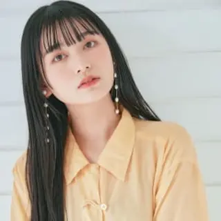 カラー ロング リトル大宮所属・キクチ ミクのヘアスタイル