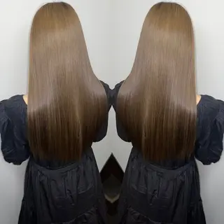 ロング shinka 髪質改善　縮毛矯正所属・美髪ストレート/美髪 レイヤー特化増原優斗のヘアスタイル