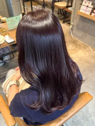ロング カラー La Bonheur hair parfait所属・谷本虎太郎 🌈艶カラー髪質改善のヘアスタイル