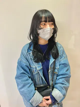 セミロング カラー MARU レイヤー/パーマのヘアスタイル