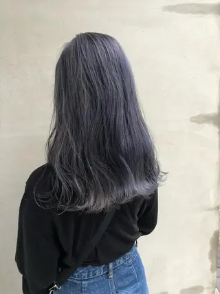 ロング カラー a rikaのヘアスタイル