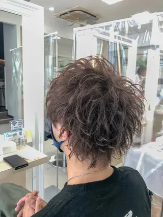 パーマ メンズ ✨️ツヤ髪✨️ 💫髪質改善💫間宮のヘアスタイル