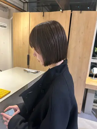 ショート ボブ ホノカのヘアスタイル