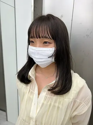 セミロング 似合わせカット🎀/ カラー🫧/まどのヘアスタイル