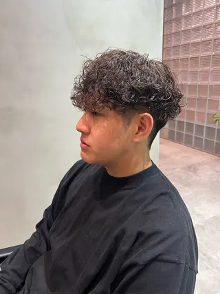 パーマ メンズ fifth神宮前 HIN★T★のヘアスタイル