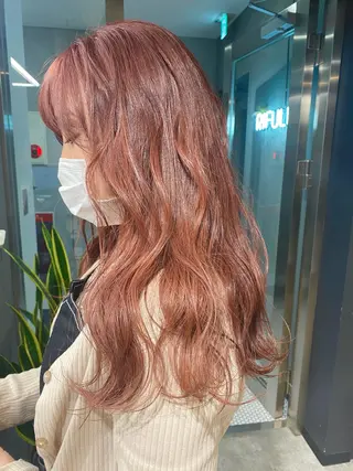 ロング カラー M IIのヘアスタイル
