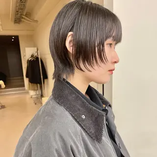ショート カラー ショート・ボブ ・ウルフ✂︎IMAIのヘアスタイル