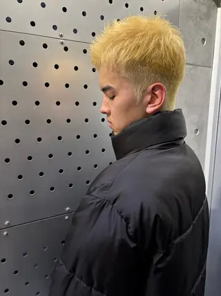 ショート カラー メンズ mellow men 's MIZUKIのヘアスタイル