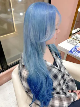 ロング カラー Chérie所属・Chérie 渋谷/カラーサロンのヘアスタイル