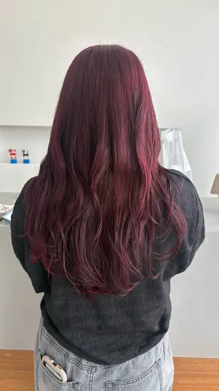 ロング カラー 🪻韓国カット 🤍yuanのヘアスタイル