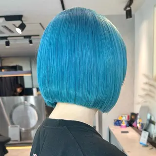 ショート カラー GO TODAY シェアサロン 原宿Verno店所属・ブリーチ/髪質改善/ ボブ特化/よしきのヘアスタイル